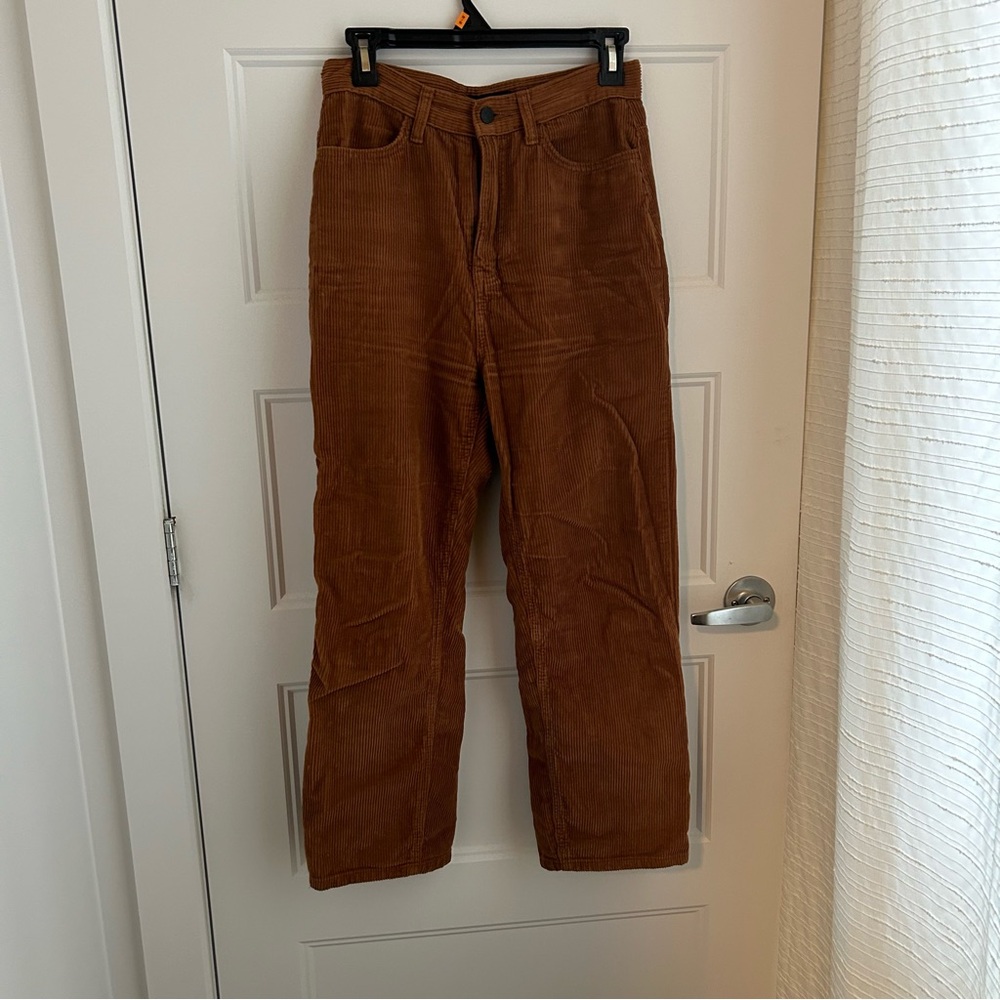 Brown corduroy pants